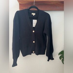 NWT Women’s Bohme Black Cardigan, size XL